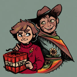 Fanart for Grian and Goodtimeswithscar